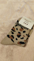 Chaussette " Connasse " léopard