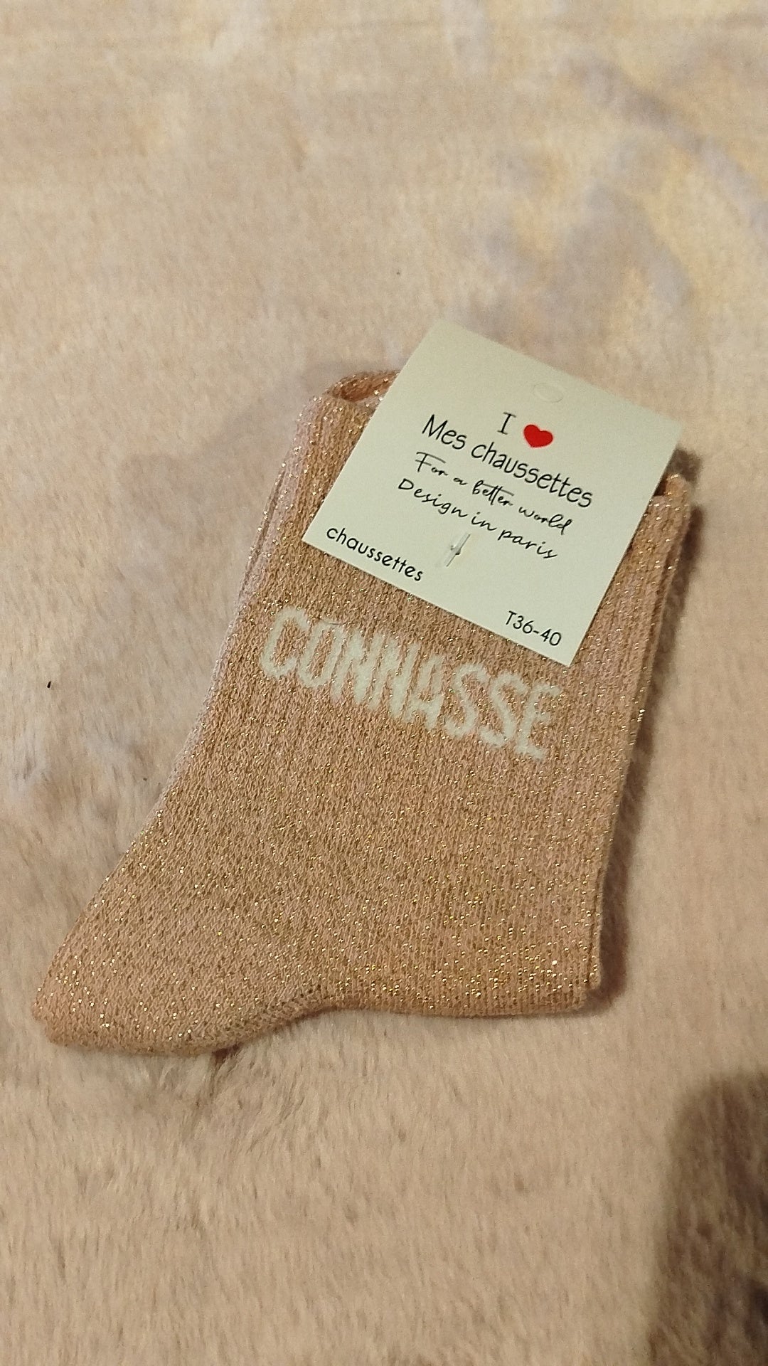 Chaussette " connasse "