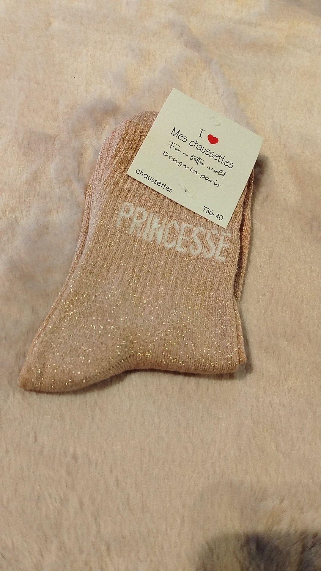 Chaussette " princesse "
