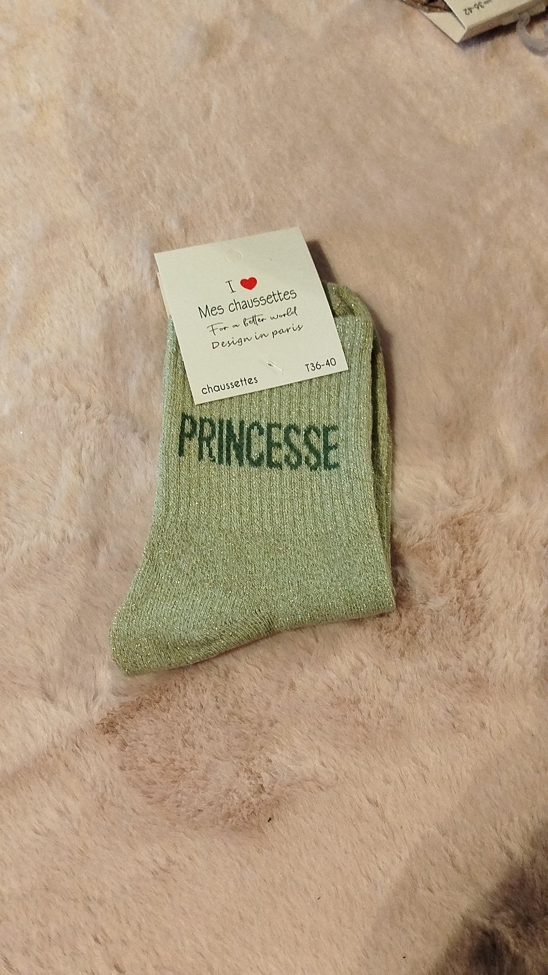 Chaussette " princesse "