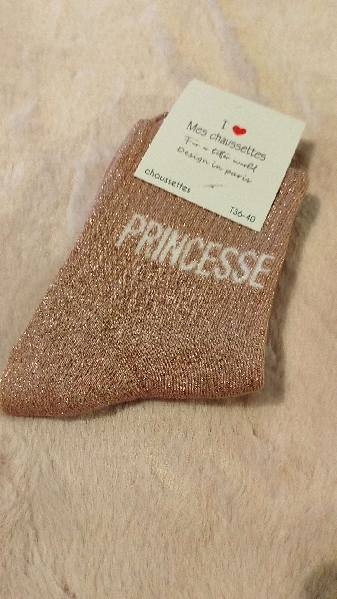 Chaussette " princesse "