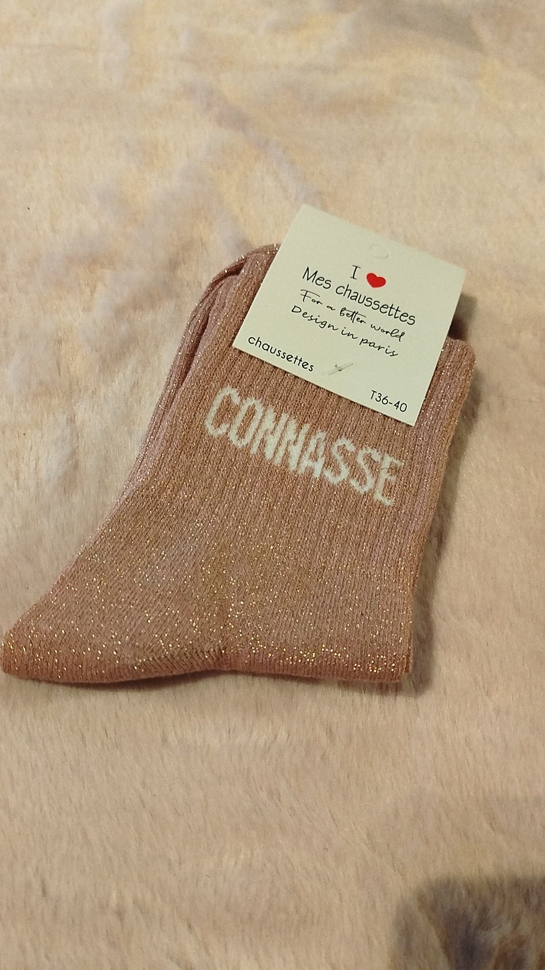 Chaussette " connasse "