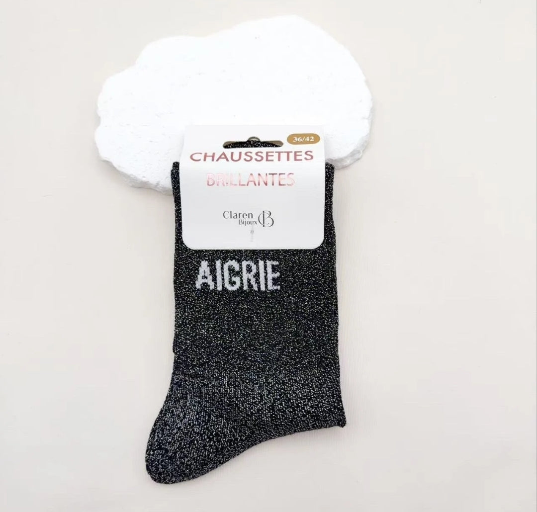 Chaussette " aigrie "
