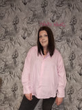 Chemise rayée rose