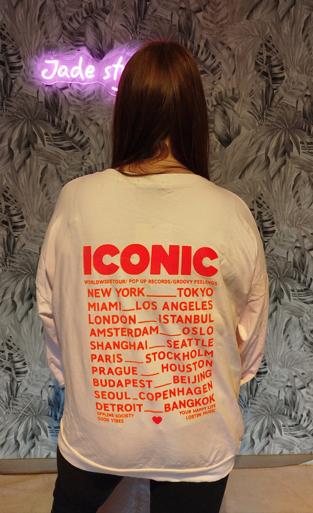Sweat oversize " iconic "