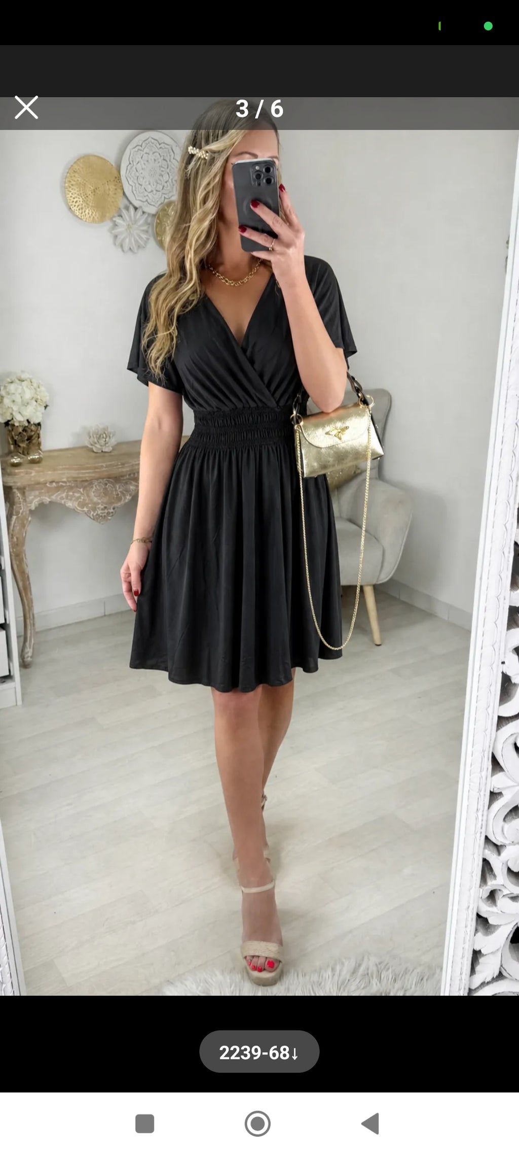 Robe magique courte