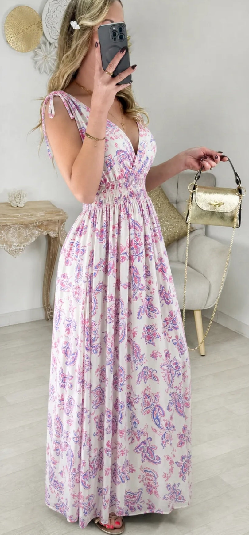 Robe magique rose