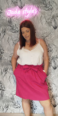 Jupe avec ceinture