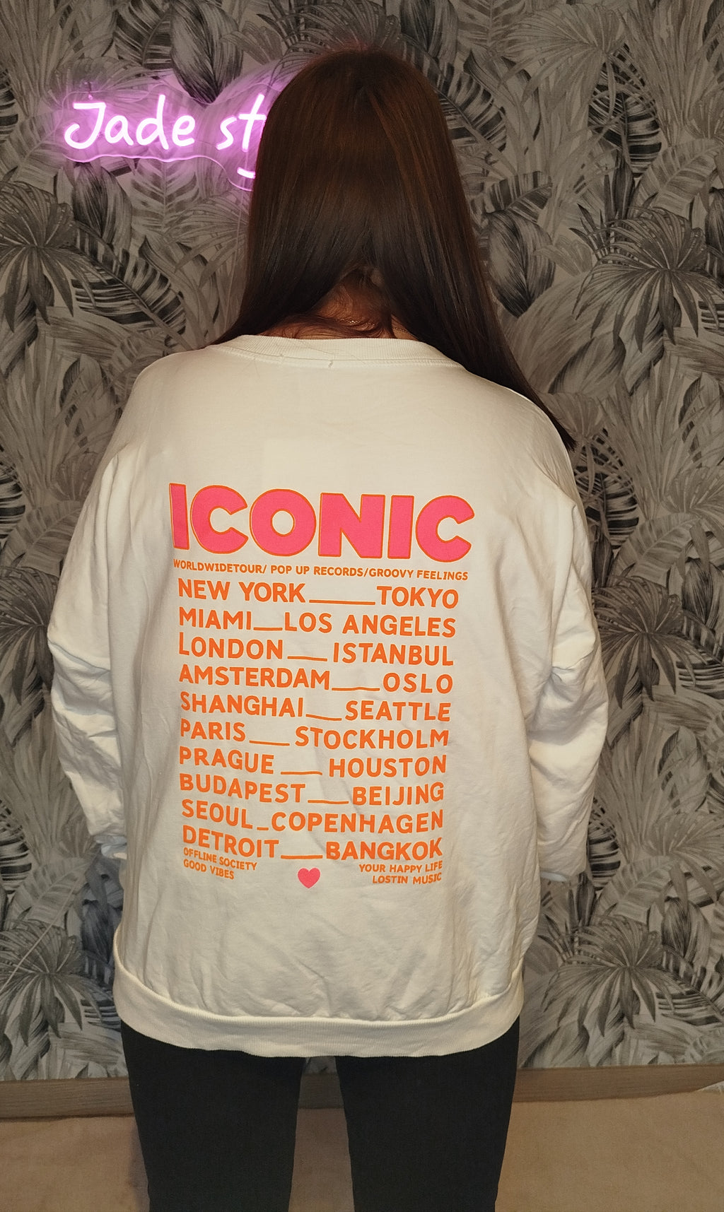 Sweat oversize " iconic "