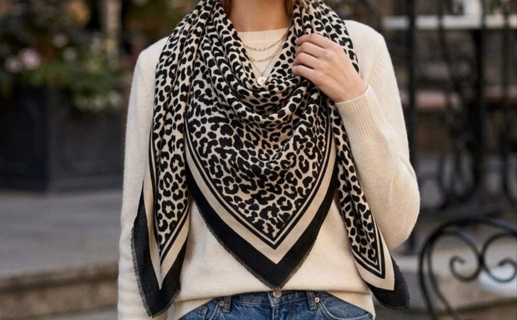 Foulard leopard