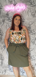 Jupe avec ceinture