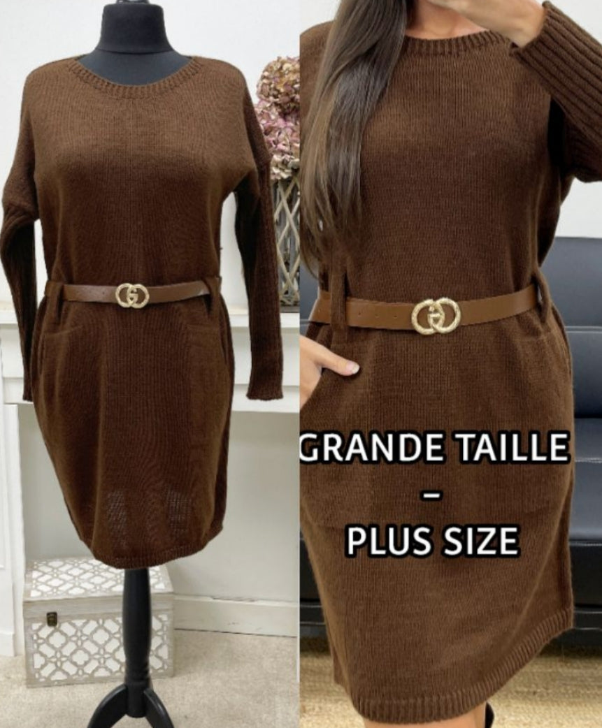 Robe avec ceinture 36-42