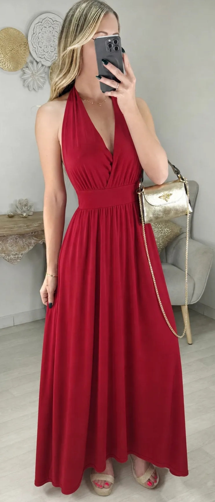 Robe dos nu "