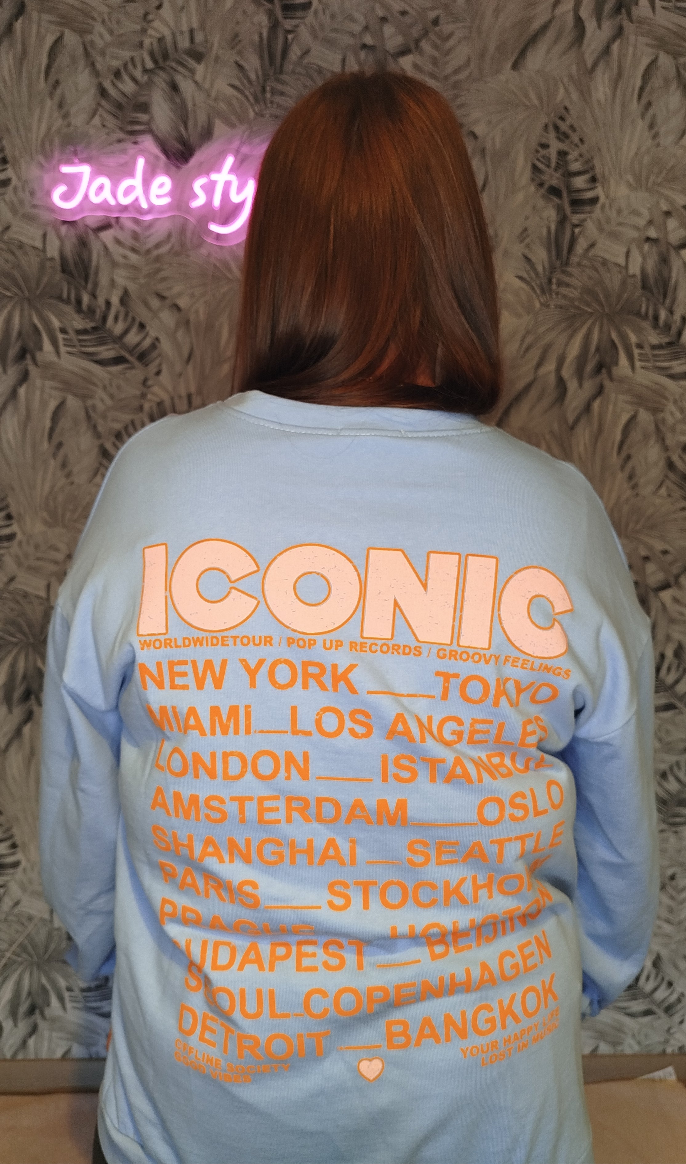 Sweat oversize " iconic "