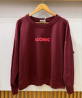Sweat iconic bordeau 42-48